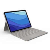 Logitech Combo Touch, KeyboardDock für Apple iPad Pro 11" 2020 / 2021, sand, FR (920-010168)