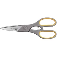 Westcott Schere TITANIUM Super grau-gelb 21,0 cm