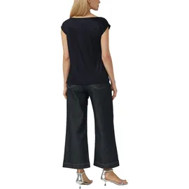 s.Oliver Ärmelloses Shirt aus Viskose mit Wasserfall-Ausschnitt - 36