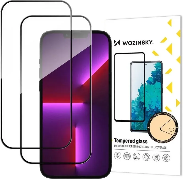 Wozinsky Vollkleber Panzerglas 2er-Pack für iPhone 17 Pro Max