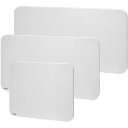 VASNER Citara M Plus Infrarotheizung 1100 Watt rund weiß, Flächenheizung Metall, IP44 Schutz vor Spritzwasser / Feuchtigkeit
