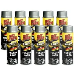 Fast Finish 10x 500ml RALLYE Felgenlack Silber [Hersteller-Nr. 292842]