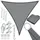 Kesser KESSER® Sonnensegel Sonnenschutz Windschutz HDPE Gewebe wasserabweisend & windabweisend 5-Fach quer vernäht robust | stabil Schattenspender... Garten Balkon Terrasse