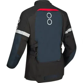 BERING Halifax Motorradjacke Schwarz/Grau/Rot L