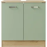 Saphir Waschbeckenunterschrank Quickset 301 60,2 cm breit braun