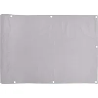 vidaXL Balkonverkleidung 800 x 120 cm grau PVC