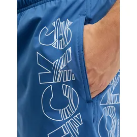 Jack & Jones PlusSize Badeshorts JPSTMAUI WAVE LOGO SWIM SHORTS SN PLS Blau 44
