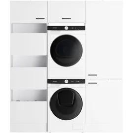 OPTIFIT Waschsäulen-Set Bonn214 183,2 x 210 x 57,1 cm Weiß