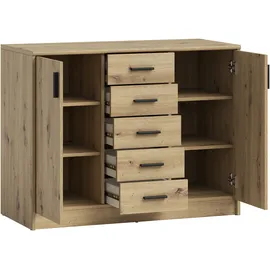 HBZ Nelly Kommode 109 x 86 x 50 cm Braun