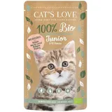 Cat's Love Junior Bio Geflügel 6 x 100 g