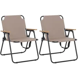 MCW Campingstuhl 2er Set Creme