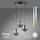 neuhaus pure E-Infinity 1-flg. 50 cm rund Metall Grau