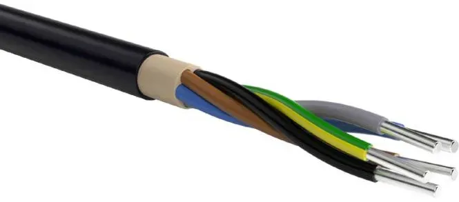 Alu-Erdkabel NAYY-J 5 x16 RE - Meterware