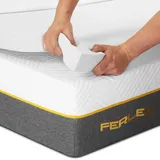 Ferlex Viskoelastische Topper, 7 cm, 105 x 200 cm, Matratzenauflage ohne Bezug, Topper für Matratze und Sofa
