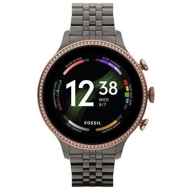 Fossil Gen 6 Edelstahl 42 mm Edelstahl anthrazit