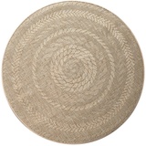 Paco Home Teppich »Malmedy 490«, rund, Flachgewebe, melierte Sisal-Optik, In- und Outdoor geeignet, beige
