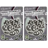 Moses Ed, the Cat Fahrrad-Speichenclips Glow in the dark