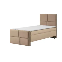 Boxbett mit Bettkasten Adria , beige , Maße (cm): H: 110