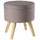 Echtwerk Hocker mit Stauraum Max EW-SH-0485 grau