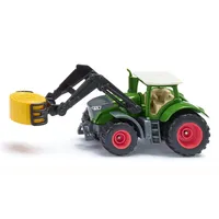 Siku Fendt 1050 Vario Traktor, Metall/Kunststoff, Grün, Schwenkbare Ballenzange