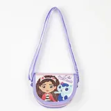 gabby's dollhouse Umhängetasche Kindertasche für Mädchen mit Motivdruck - Lila