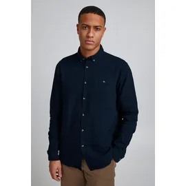 !Solid Langarmhemd blau L
