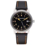 Messerschmitt Flieger Beobachter Schwarz/Orange Leder 40 mm ME-385OBL