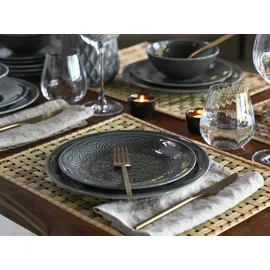 CreaTable Orient Mandala Tafelservice 18-tlg. grau