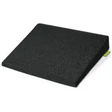 Beautissu Sitzkeilkissen 33 x 7 x 37 cm Schwarz