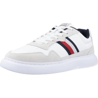 Tommy Hilfiger Herren Cupsole Sneaker Schuhe , Weiß (White), 40