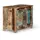 Woodkings Waschbeckenunterschrank Blue Lagoon 70 x 61 x 40 cm Mehrfarbig