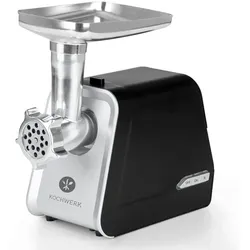 Kochwerk Fleischwolf 4in1 - verarbeitet bis zu 2000g/min - 1600W - silber/schwarz