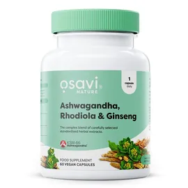 Osavi Ashwagandha Rhodiola & Ginseng Kapseln 60 St.
