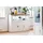 maison bleue Highboard 163 x 123 x 40 cm Weiß