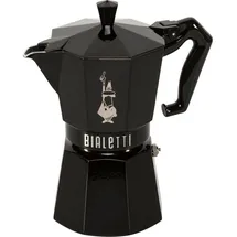 Bialetti Moka Exclusive 6 Tassen Schwarz