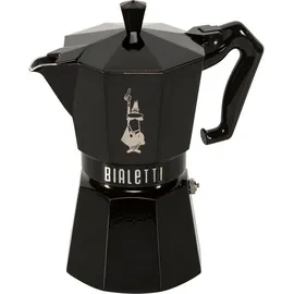 Bialetti Moka Exclusive 6 Tassen Schwarz
