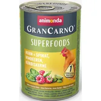 Animonda GranCarno Adult Superfoods Huhn + Spinat Nassfutter