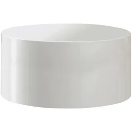 SalesFever Design-Couchtisch Weiß MDF rund 60 x 30 cm