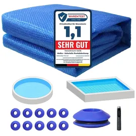Melko Solarfolie Pool Ø 366 cm blau