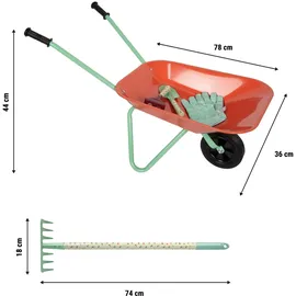 Small Foot Company Großes Gartenset mit Schubkarre 12819