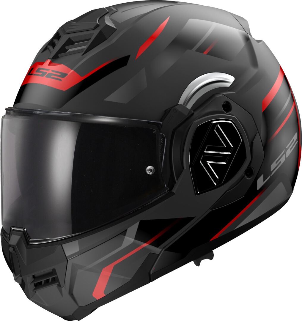 LS2 FF906 Advant Kuka Helm, zwart-rood, L