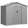 Outsunny Gerätehaus 2,13 x 1,31 m Grau