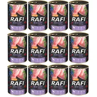 Rafi Kaninchen Heidelbeeren und Preiselbeeren Hundefutter 24 x 400g