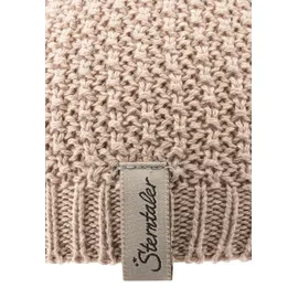 Sterntaler GOTS Strickmütze Waffel in beige, | Gr.: 43 cm