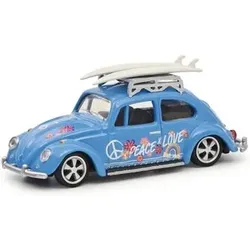 SCHUCO 452034400 1:64 VW Käfer SURFER blau