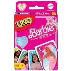 MATTEL HPY59 MATTEL Games UNO Barbie The Movie, Kartenspiel zum Film