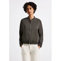 STREET ONE Damen A212694 Blouson in Unifarbe, Nomad Brown,