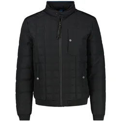 Steppjacke LERROS "LERROS Herren Steppblouson, funktional", Herren, Gr. S, schwarz, 100% Baumwolle, Langarm, Jacken, Wasser- und windabweisend, atmungsaktiv