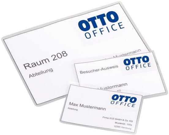 Laminierfolien »Kreditkarte« transparent, OTTO Office, 8.6x5.4 cm