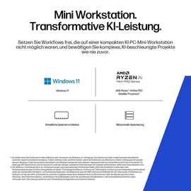 HP Z2 Mini G1a AMD Ryzen AI Max Pro 390 32 GB RAM 1 TB SSD
